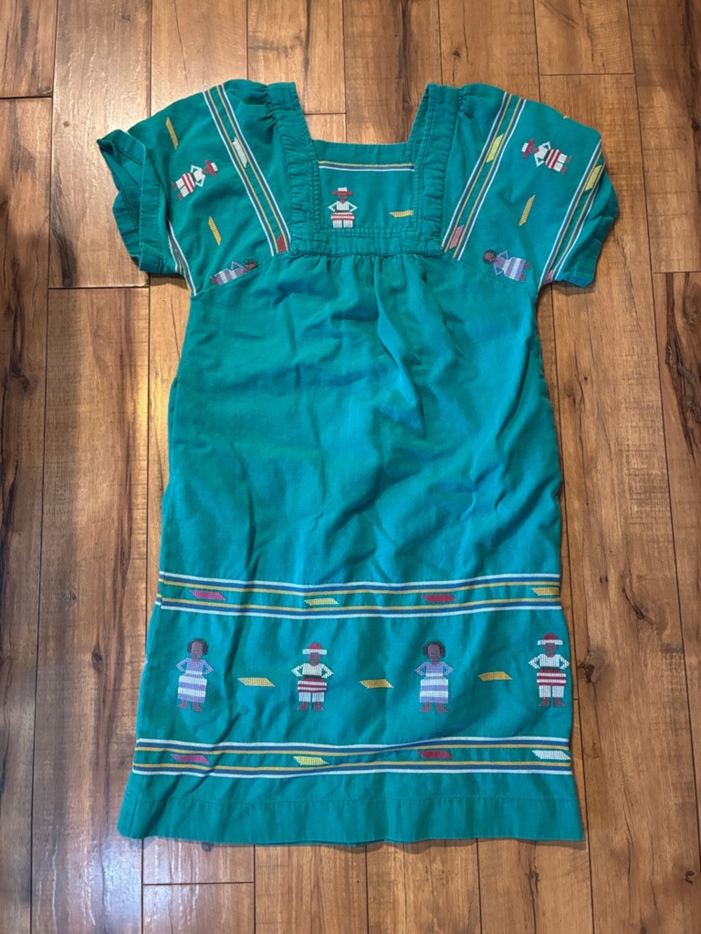 Vintage Authentic Guatemalan huipil or peasant dress